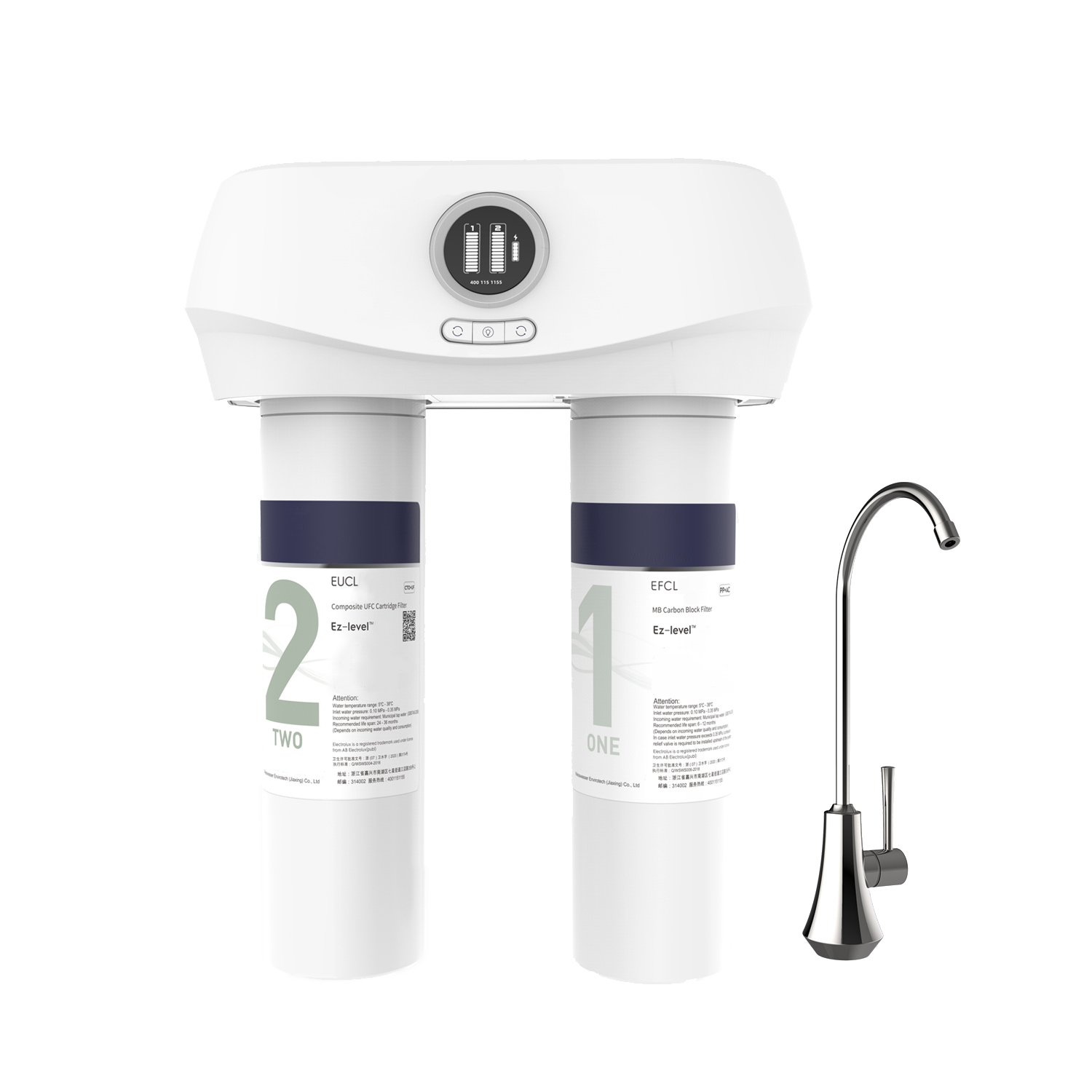  Hệ thống lọc nước siêu lọc EU2.D3/4 lắp đặt dưới bồn rửa
